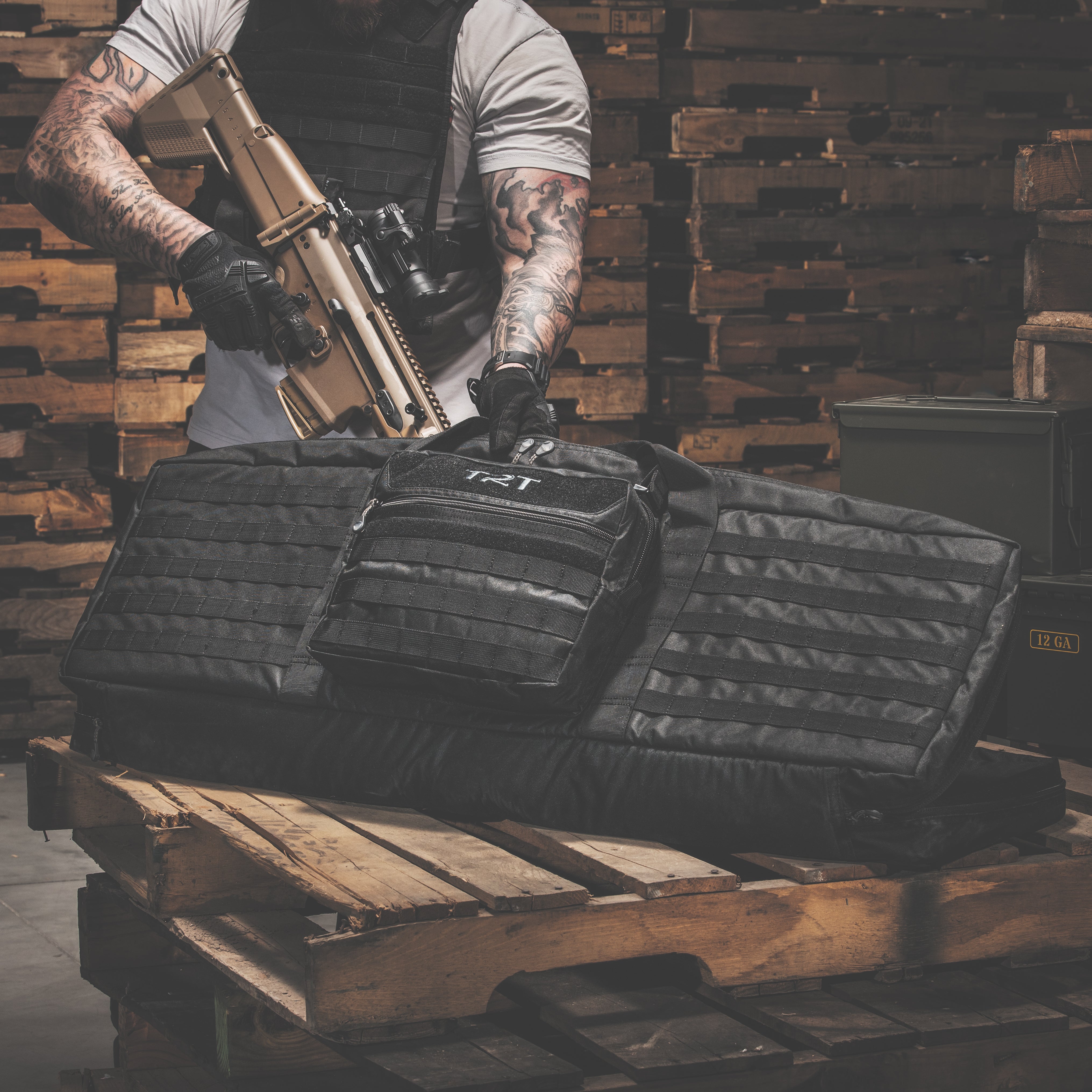 Molle Double Gun Case 36"- 42"
